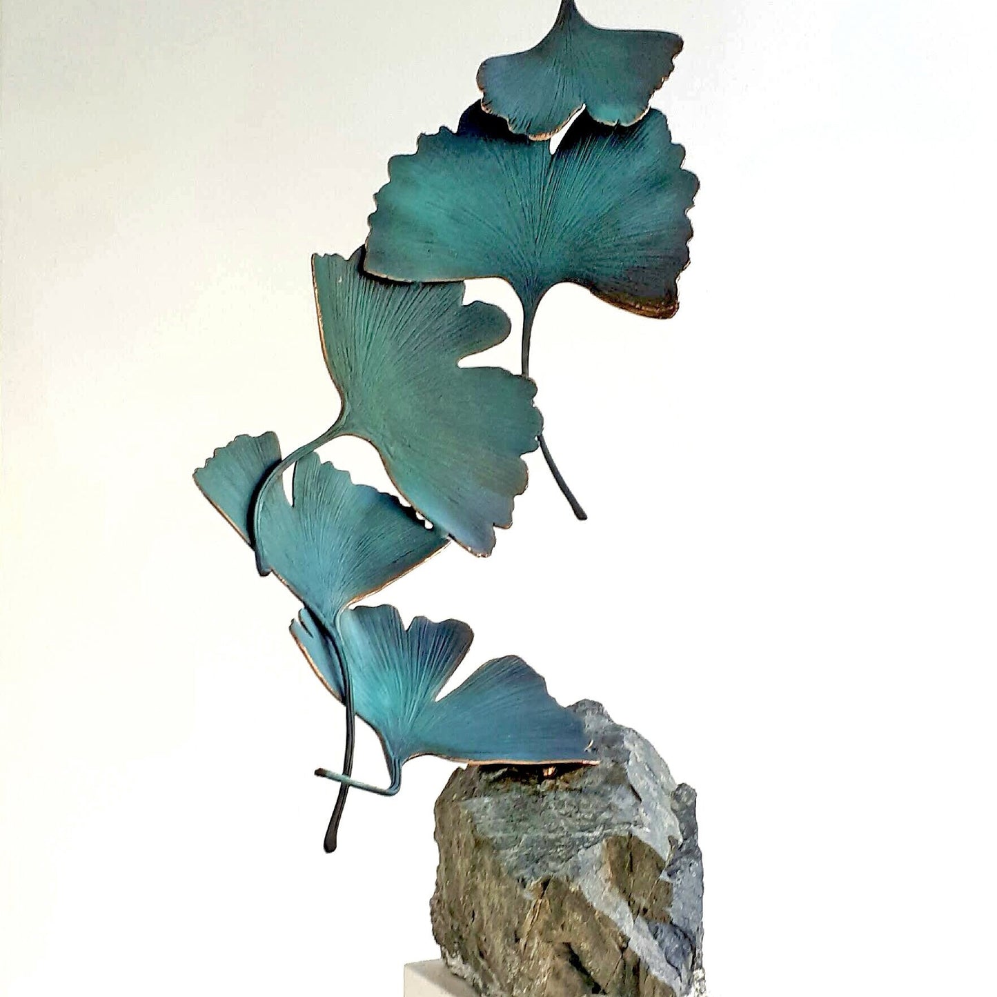 Bronze Gingko 5 leaves - Kuno Vollet