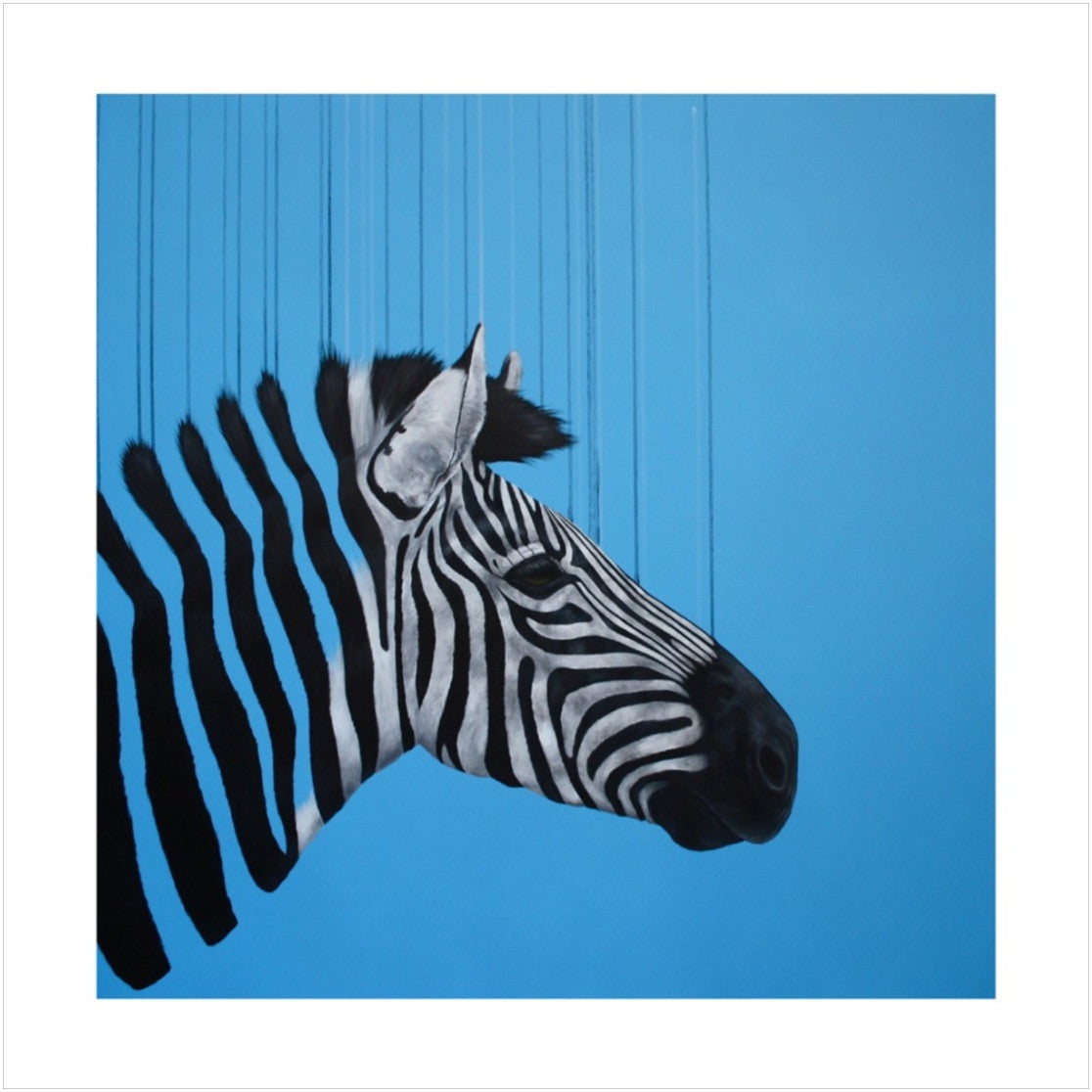 Fragmented Freedom Blue - Louise McNaught